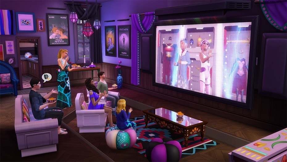 The Sims 4 - Movie Hangout Stuff DLC EU Origin CD Key | PlayNate