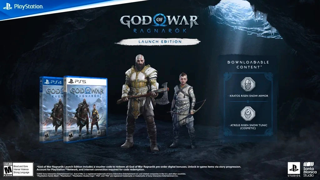 God of War Ragnarök - Pre-Order Bonus DLC EU PS4 CD Key