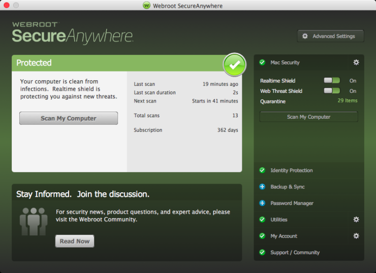 Webroot SecureAnywhere Complete 2023 Key (1 Year / 1 Device) | PlayNate