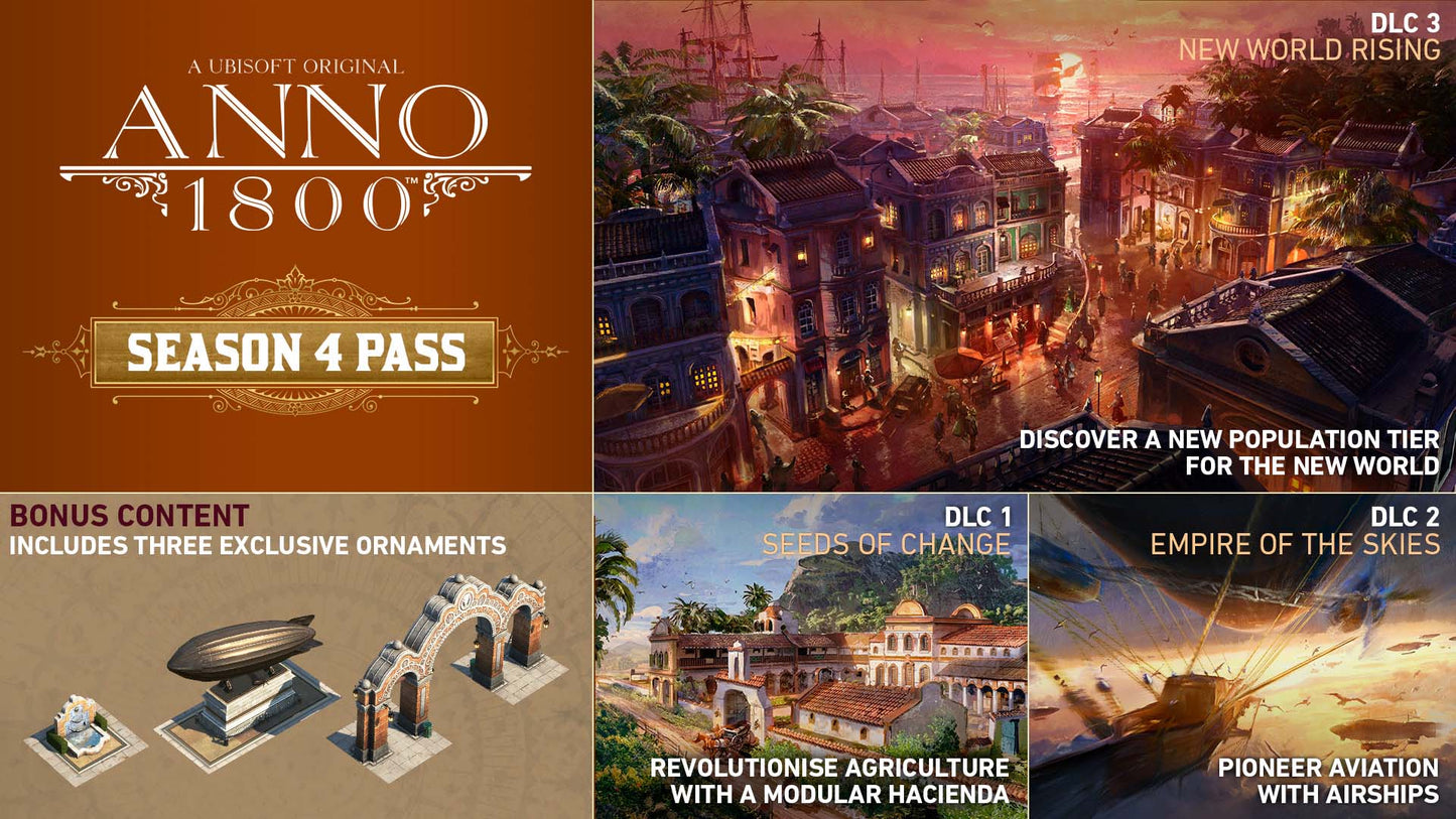 Anno 1800 - Season Pass 4 DLC EU Ubisoft Connect CD Key