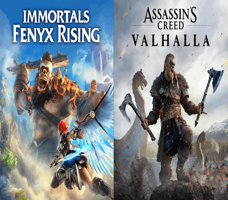 Assassin's Creed Valhalla + Immortals Fenyx Rising Bundle AR XBOX One / Xbox Series X|S CD Key | PlayNate