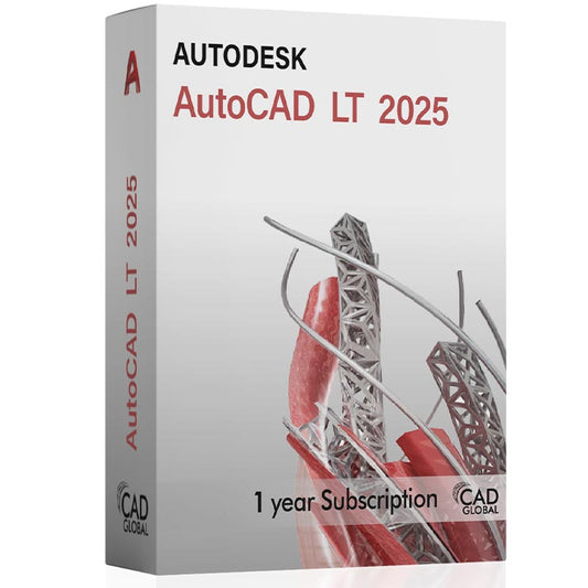 Autodesk AutoCAD LT 2025 - 1 Device, 1 Year MAC
