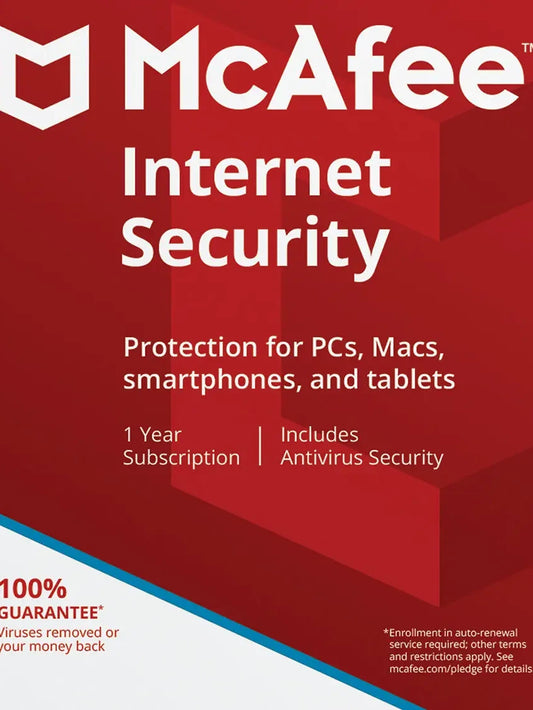 McAfee Internet Security 1 Device, 3 Years Key GLOBAL
