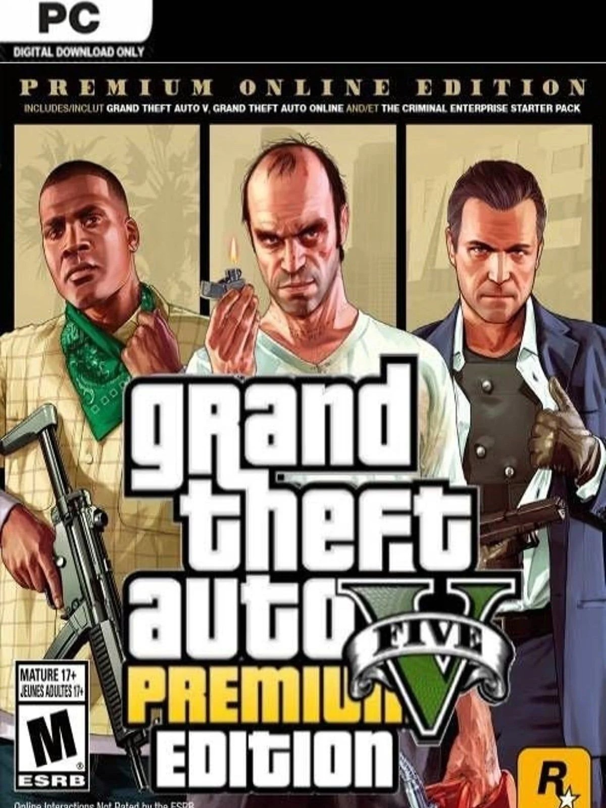 Grand Theft Auto V: Premium Online Edition Rockstar Key GLOBAL - PlayNate