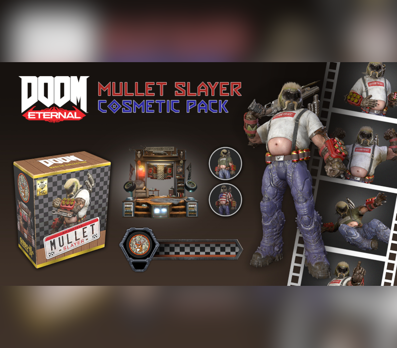 DOOM Eternal - Mullet Slayer Master Collection Cosmetic Pack EU Nintendo Switch CD Key | PlayNate