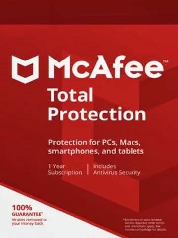 McAfee Total Protection 1 Device 1 Year