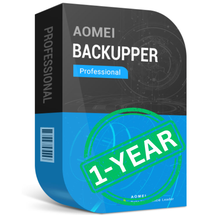 AOMEI Backupper Professional 2 PC 1 Year