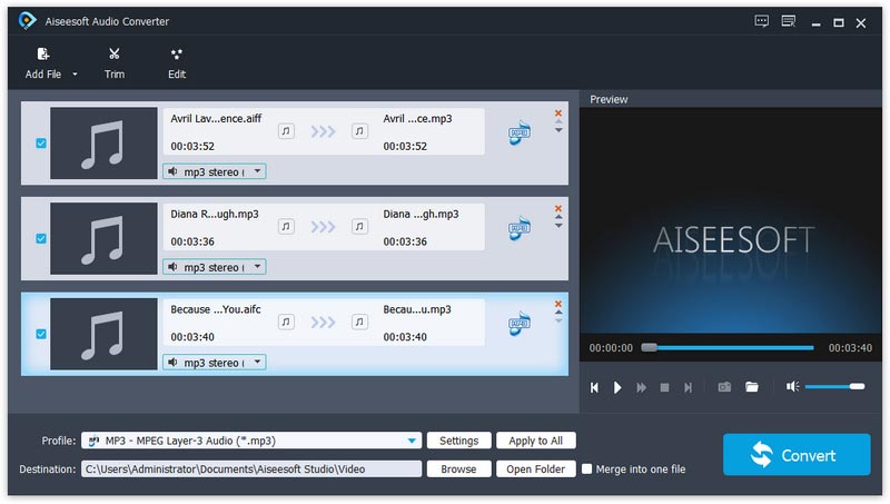 Aiseesoft Audio Converter (1 Year / 1 PC)