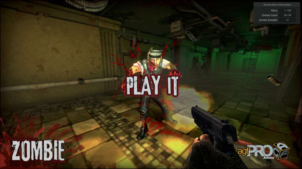 Axis Game Factory's AGFPRO Zombie FPS Player DLC Steam CD Key | PlayNate