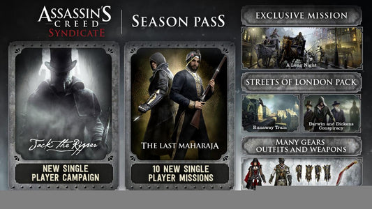 Assassin's Creed Syndicate - Season Pass EU Ubisoft Connect CD Key