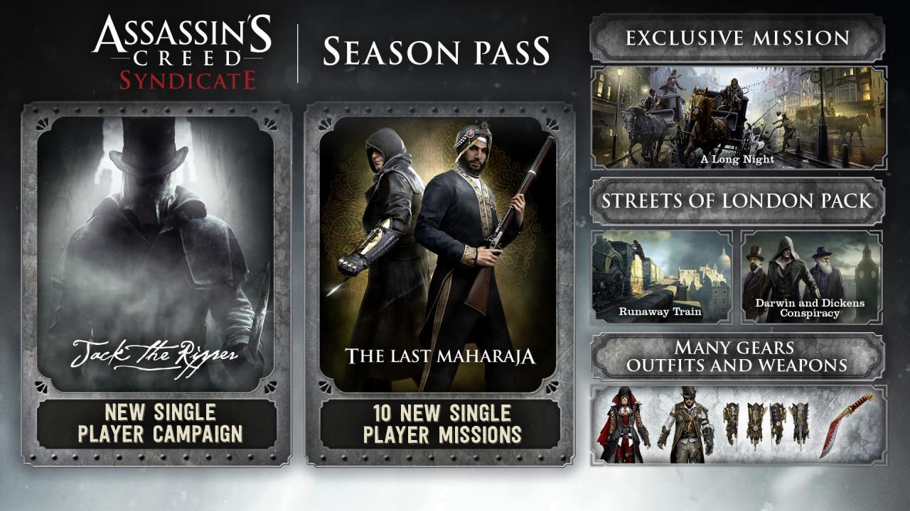 Assassin's Creed Syndicate - Season Pass AR XBOX One / Xbox Series X|S CD Key | PlayNate