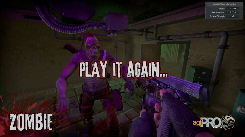 Axis Game Factory's AGFPRO Zombie FPS Player DLC Steam CD Key | PlayNate